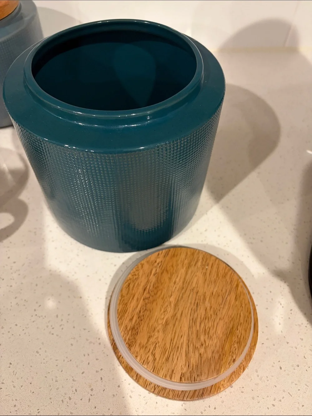 Crate&Barrel textured teal